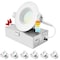 Luxrite 3 Inch LED Recessed Downlights 5CCT 2700K-5000K 10W 800LM Dimmable Wet Rated IC Rated, 6PK LR22630-6PK - alternate 1